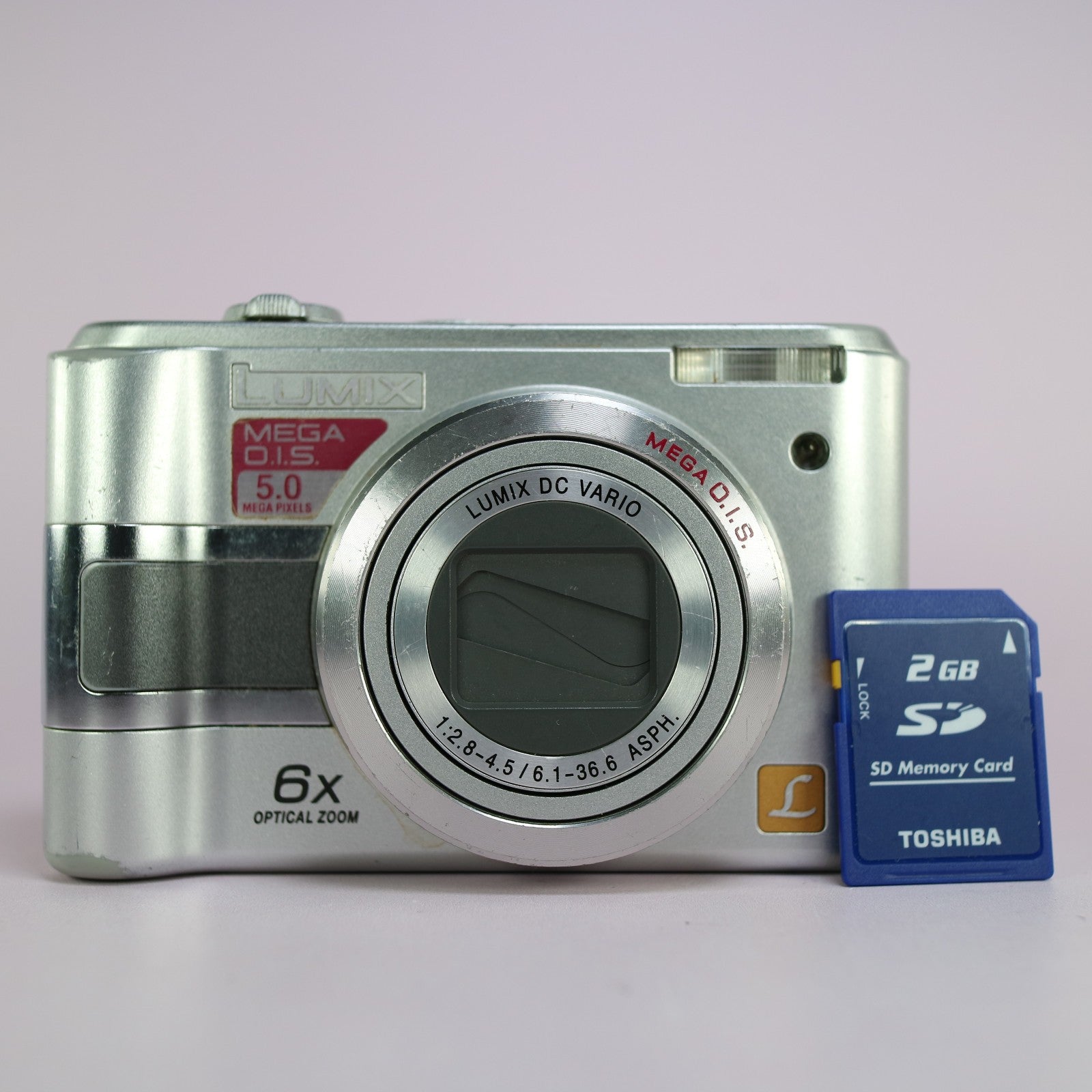 Panasonic Digital Camera  Lumix DMC-LZ3 5.0MP Silver Tested