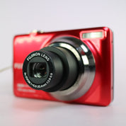 Fujifilm Digital Camera FinePix JV500 14.0MP Red Tested Full Set