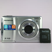 Olympus Digital Camera X-43 12.0MP Silver Tested