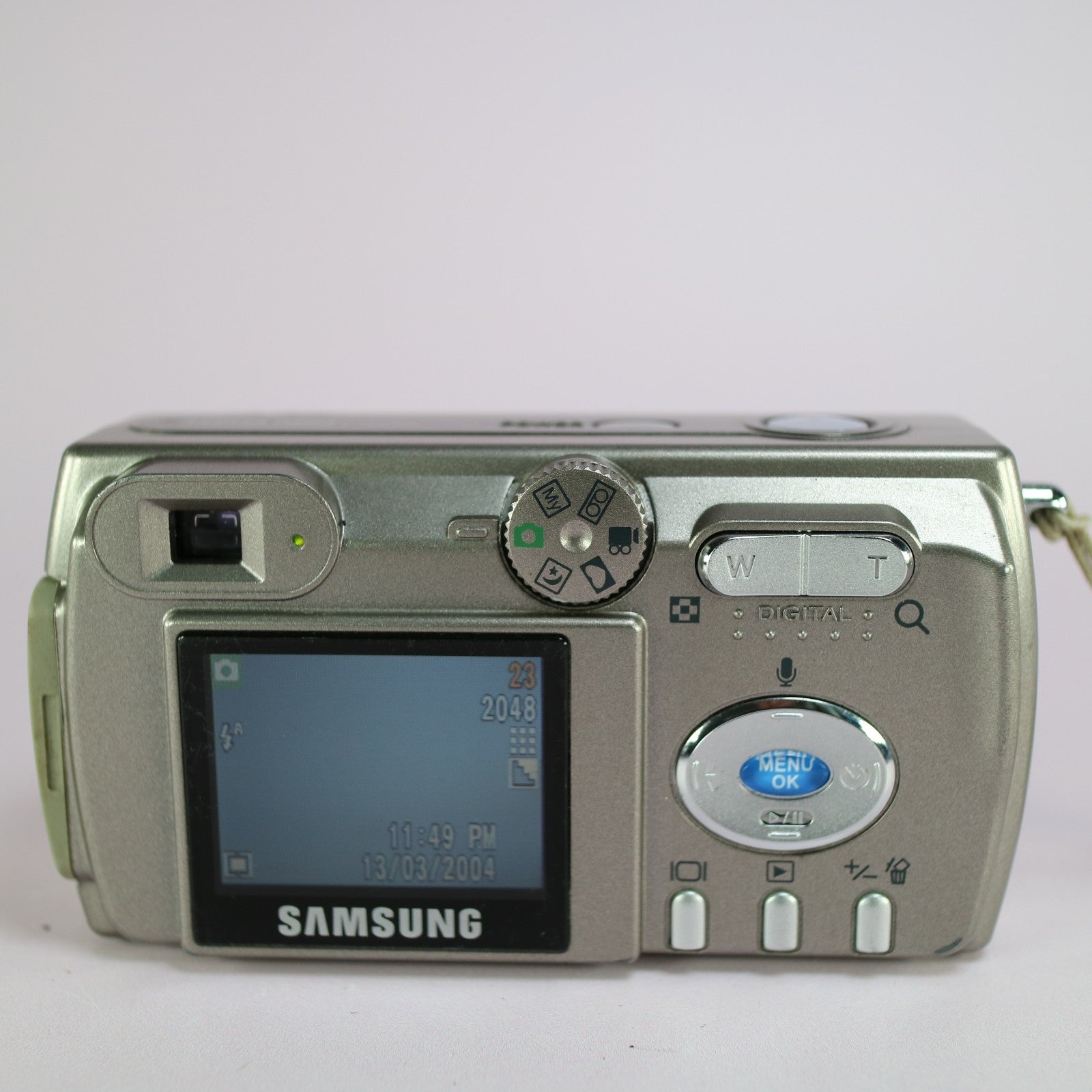 Samsung Digital Camera Digimax 401 4.0MP Silver Tested