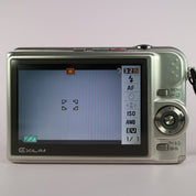 Casio Digital Camera Exilim EX-Z1000 10.1MP Silver Tested w/ Battery + SD