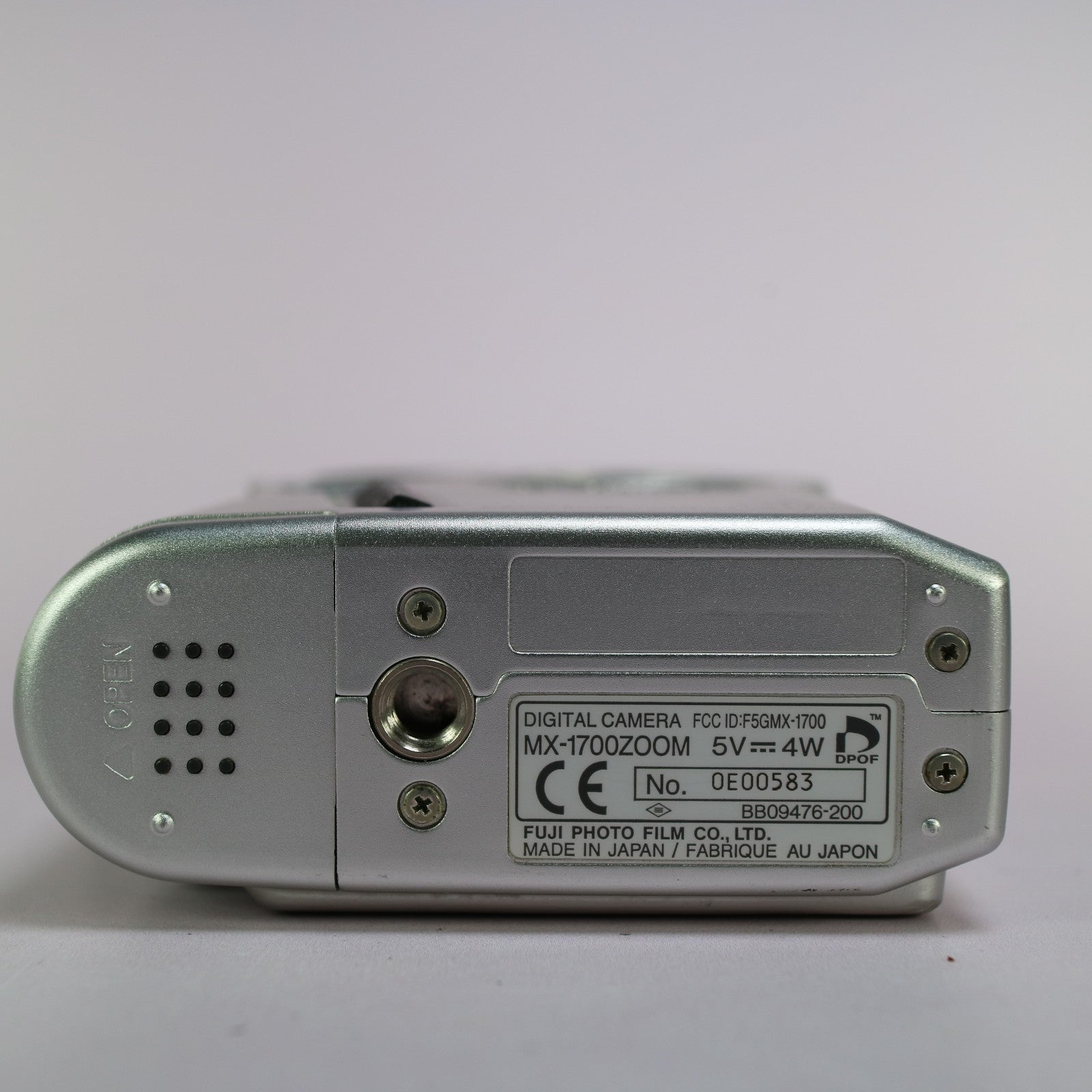 Fujifilm MX-1700 1.5MP Compact Digital Camera Silver Tested