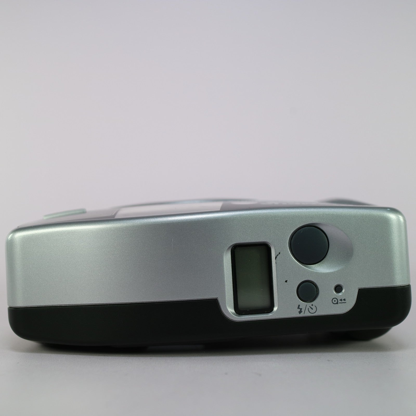 Olympus AF-10 XB 35mm Film Point and Shoot Camera Silver Tested