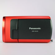 Panasonic SDR-SW20 12.0MP Compact Underwater Camcorder Red Tested Full Set