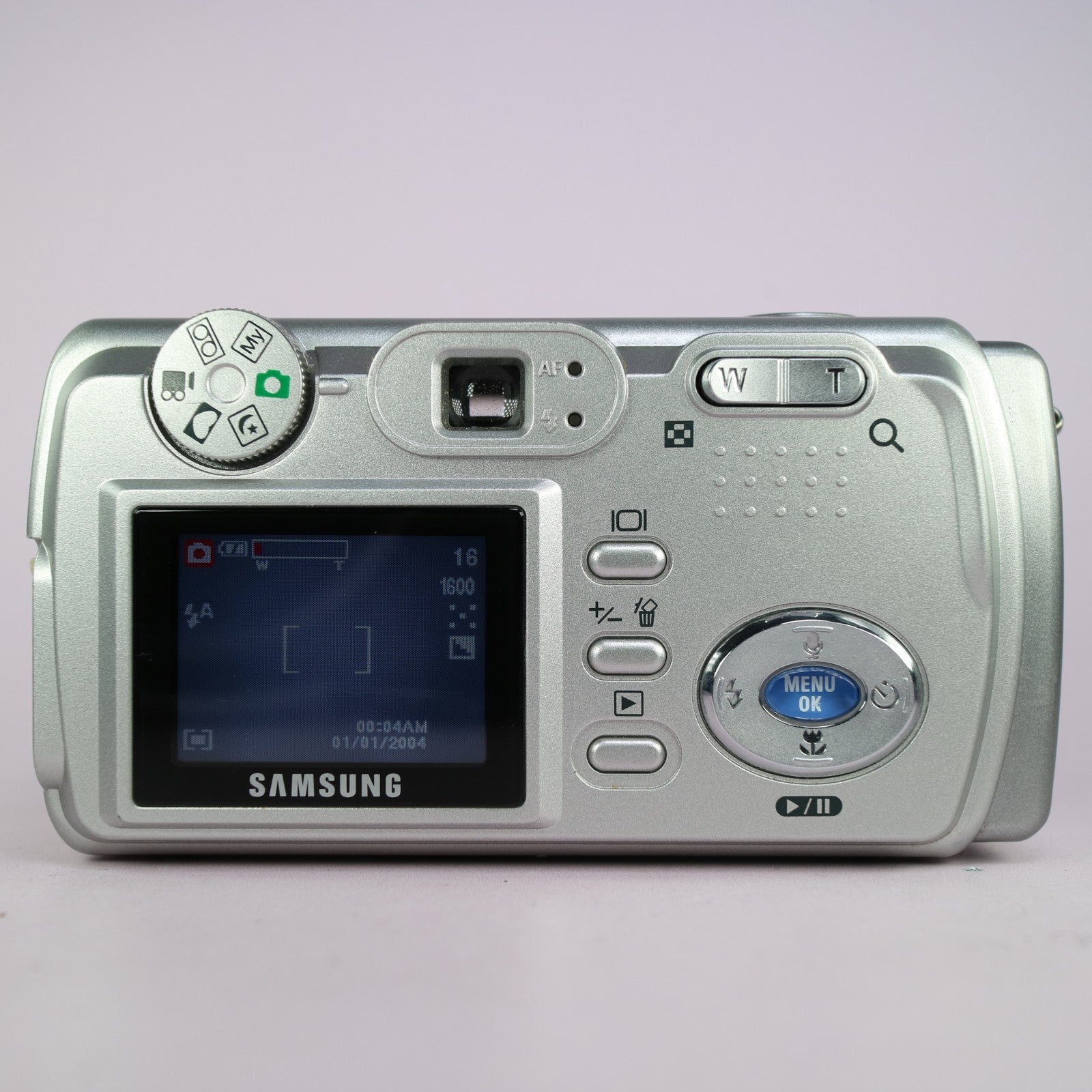 Samsung Digital Camera Digimax 250 2.1MP Silver Tested