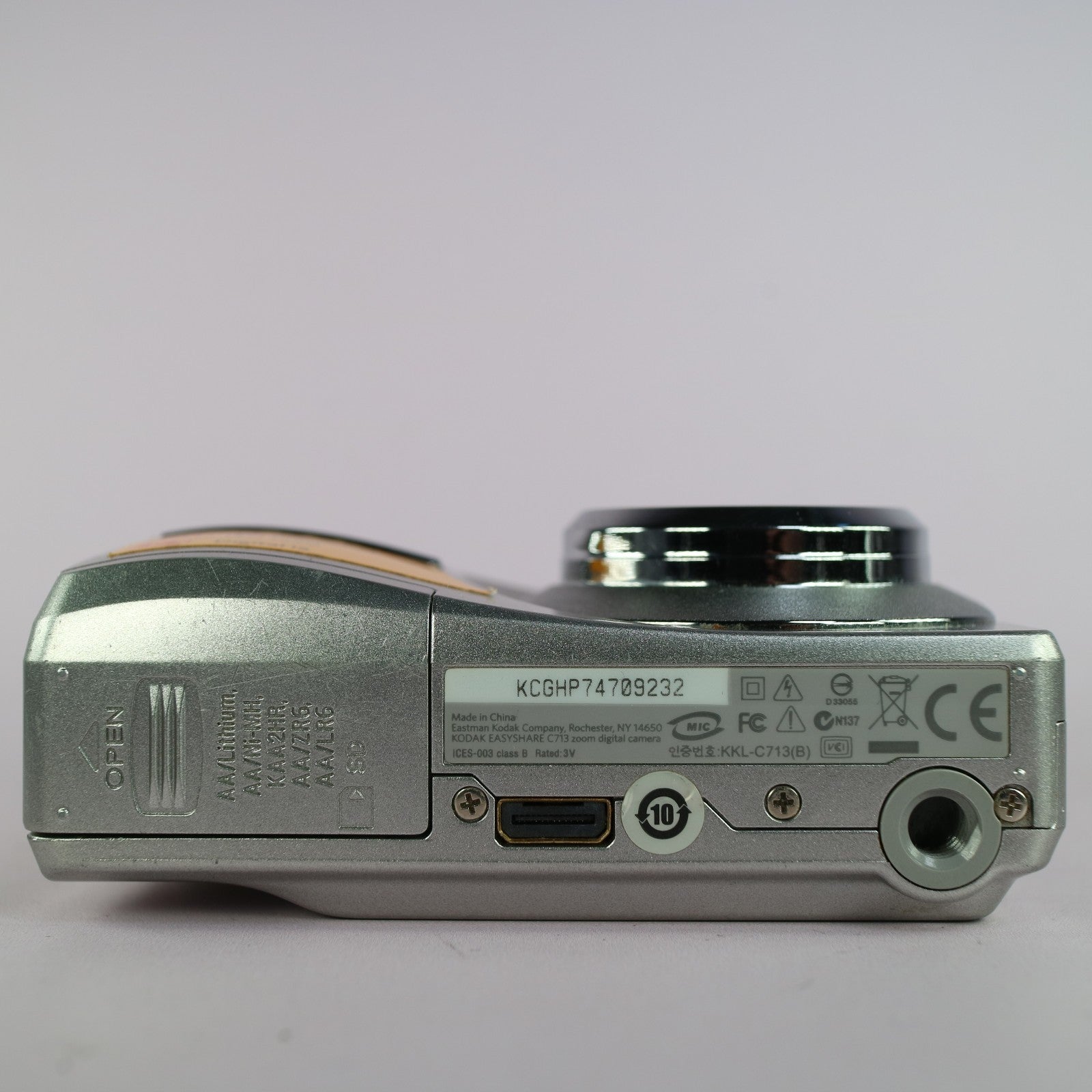 Kodak Digital Camera EasyShare C713 7.0MP Silver Tested