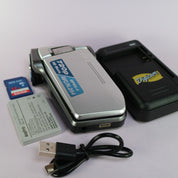Sanyo Xacti VPC-HD700 7.1MP Digital Video Recorder Silver Tested Full Set