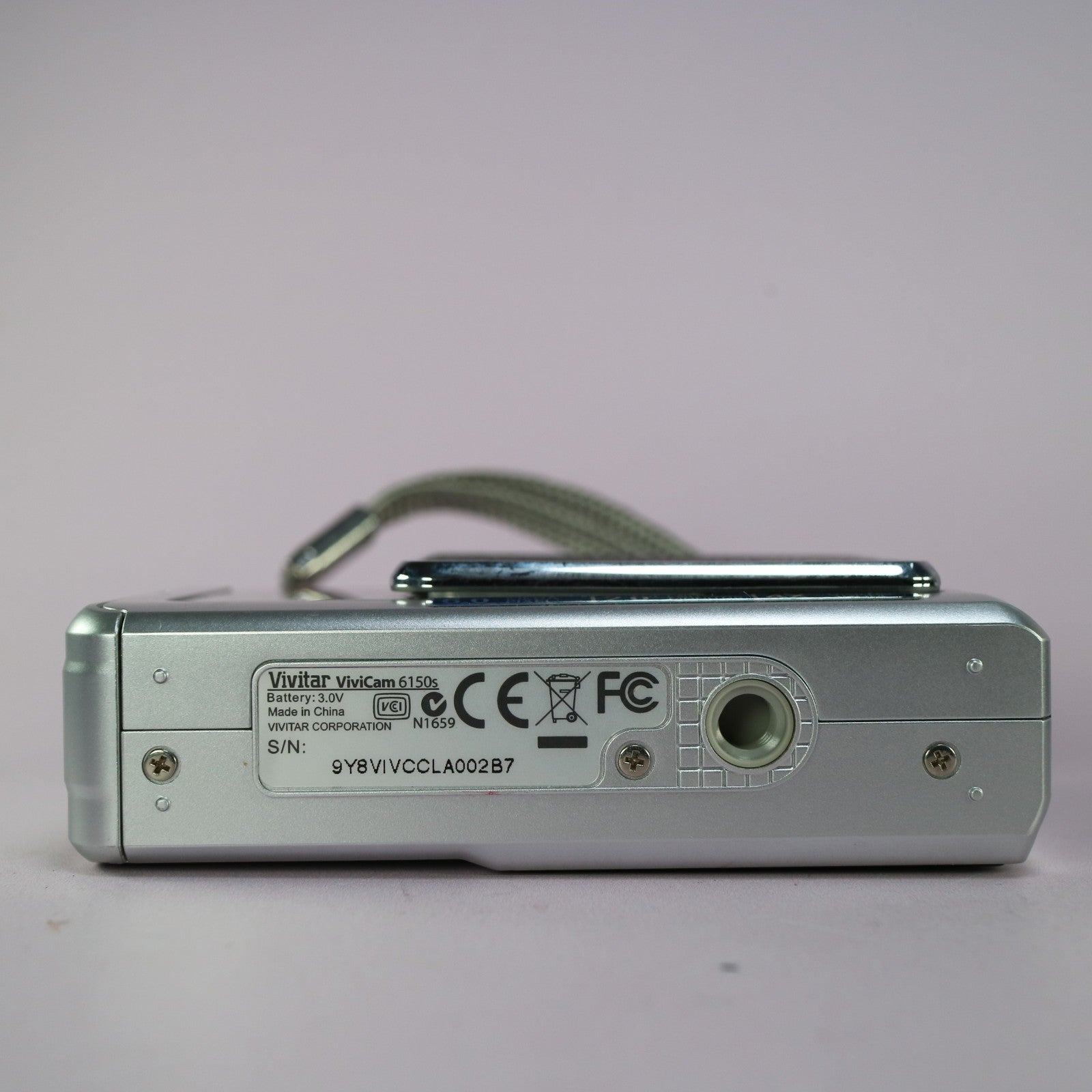 Vivitar Digital Camera Vivicam 6150s 5.0MP Silver Tested