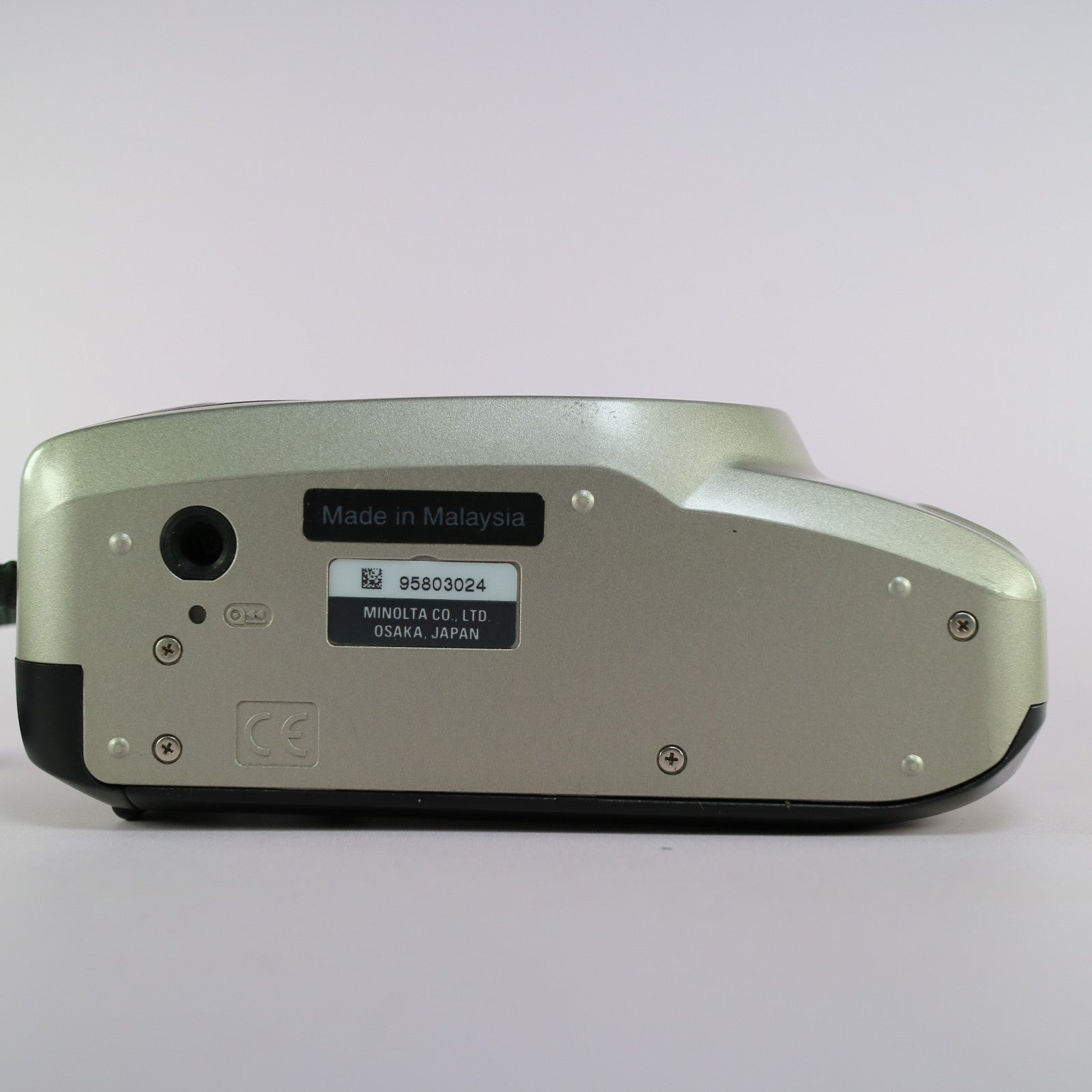 Minolta Riva Zoom 125EX 35mm Film Point and Shoot Camera Silver Tested