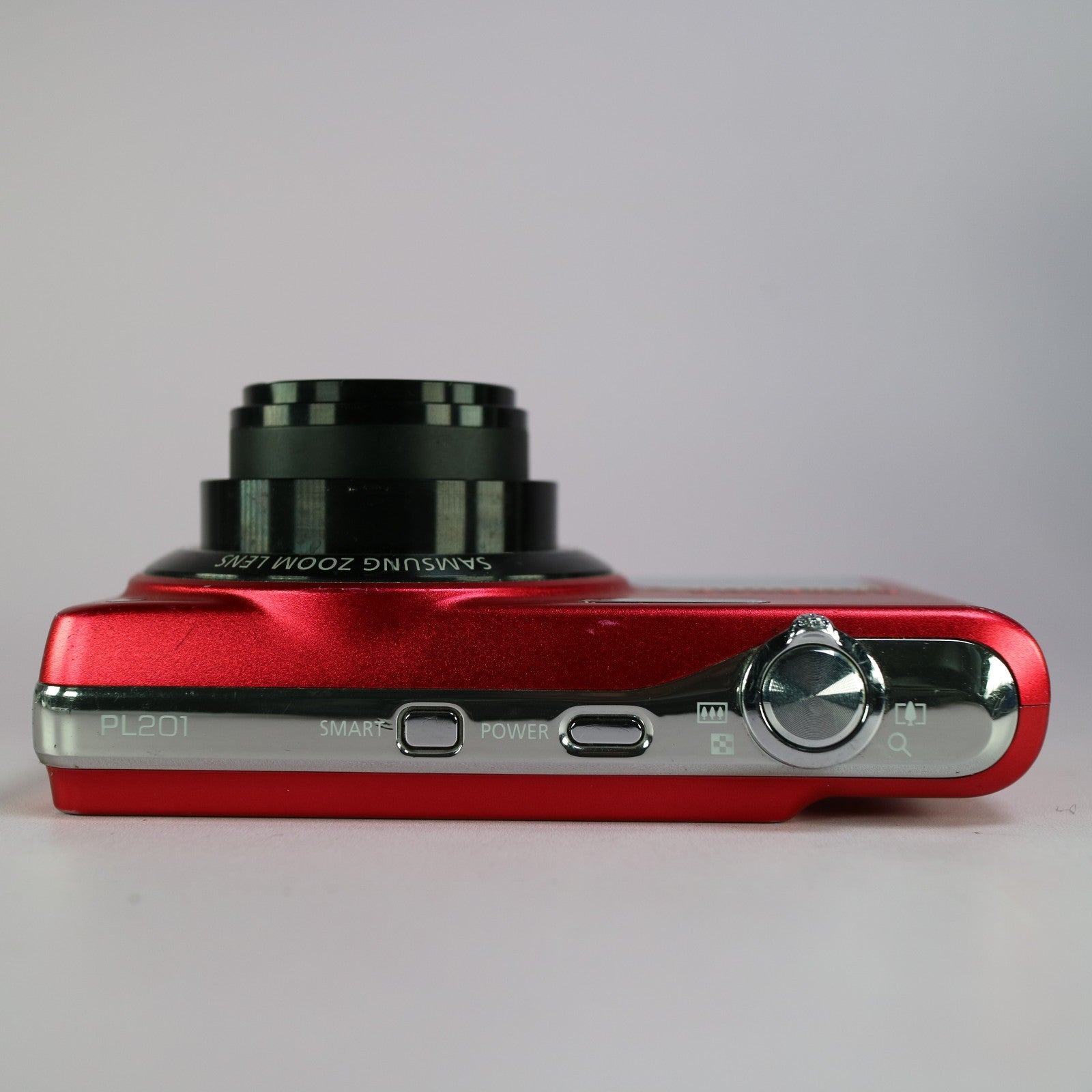Samsung Digital Camera PL201 14.2MP Red Tested Full Working Set