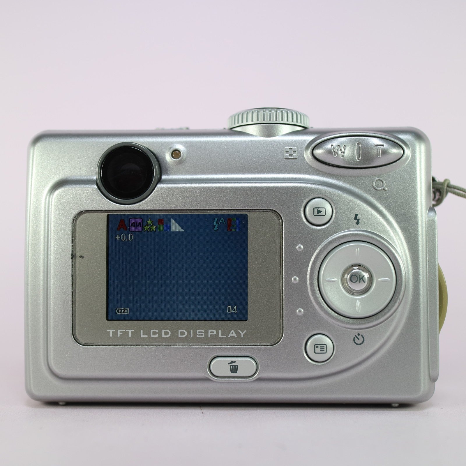 Vivitar Vivicam 3826 4.0MP Compact Digital Camera Silver Tested