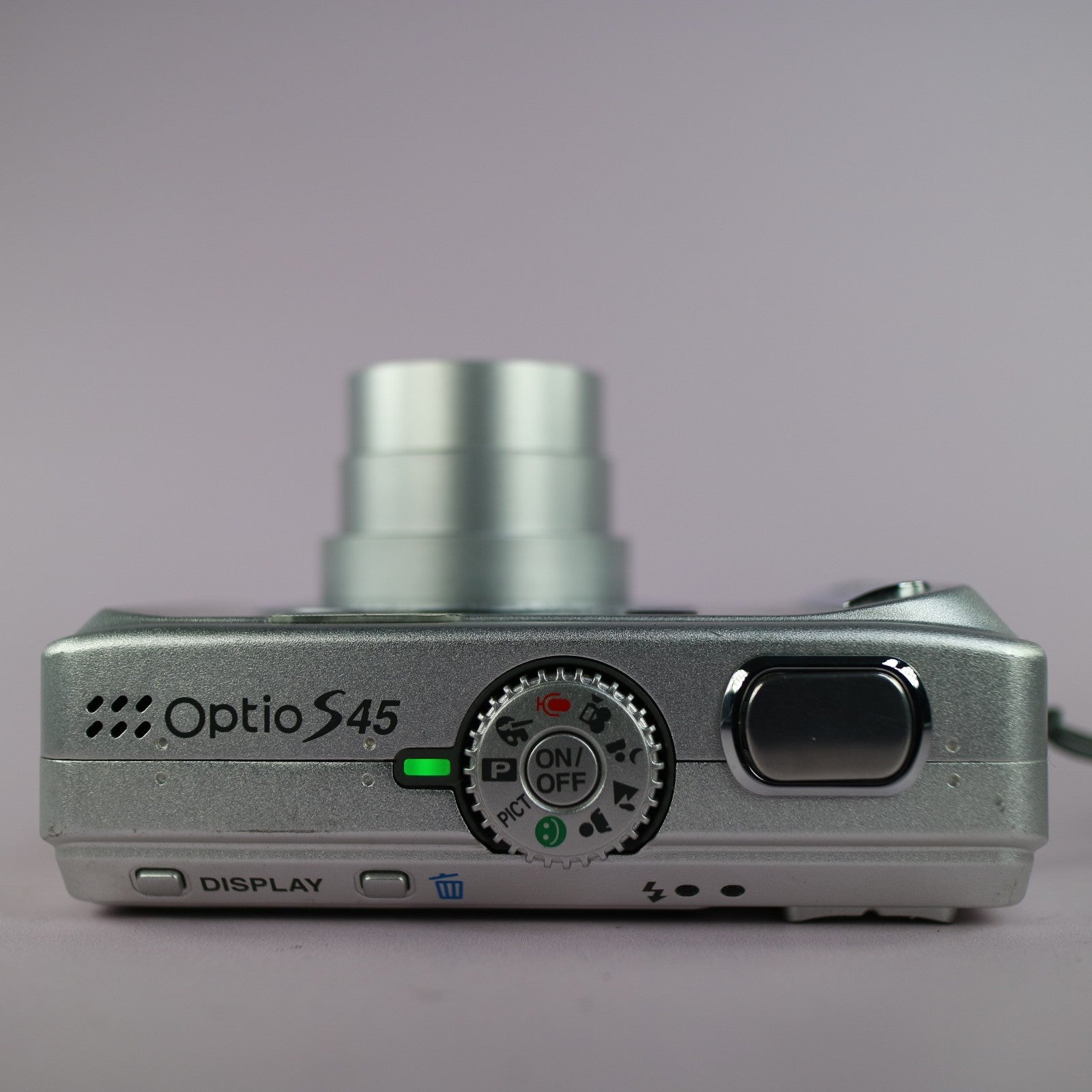 Pentax Digital Camera Optio S45 4.0MP Silver Tested