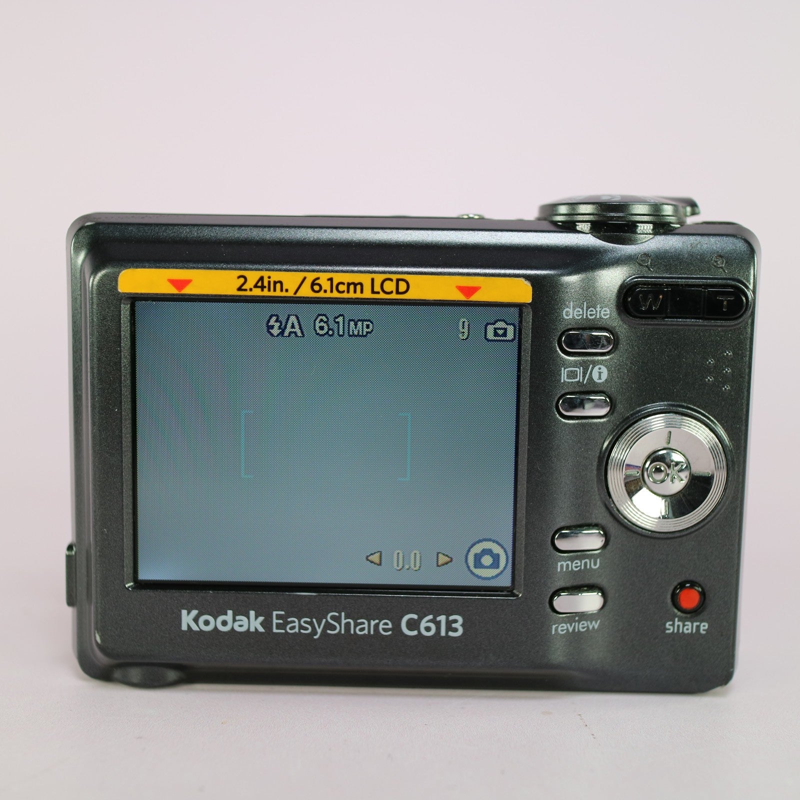 Kodak Digital Camera EasyShare C613 6.0MP Black Tested