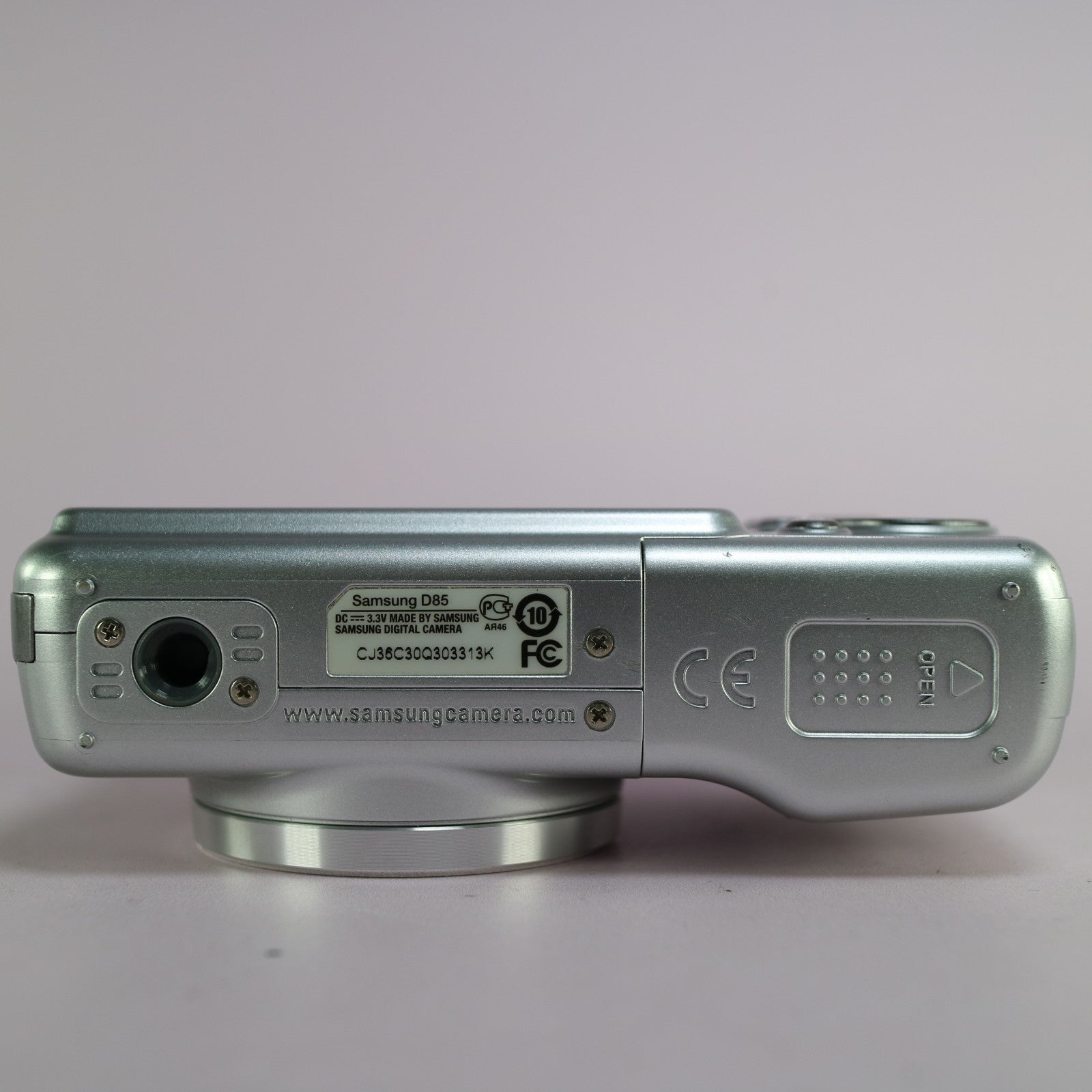 Samsung Digimax D85 8.2MP Compact Digital Camera Silver Tested