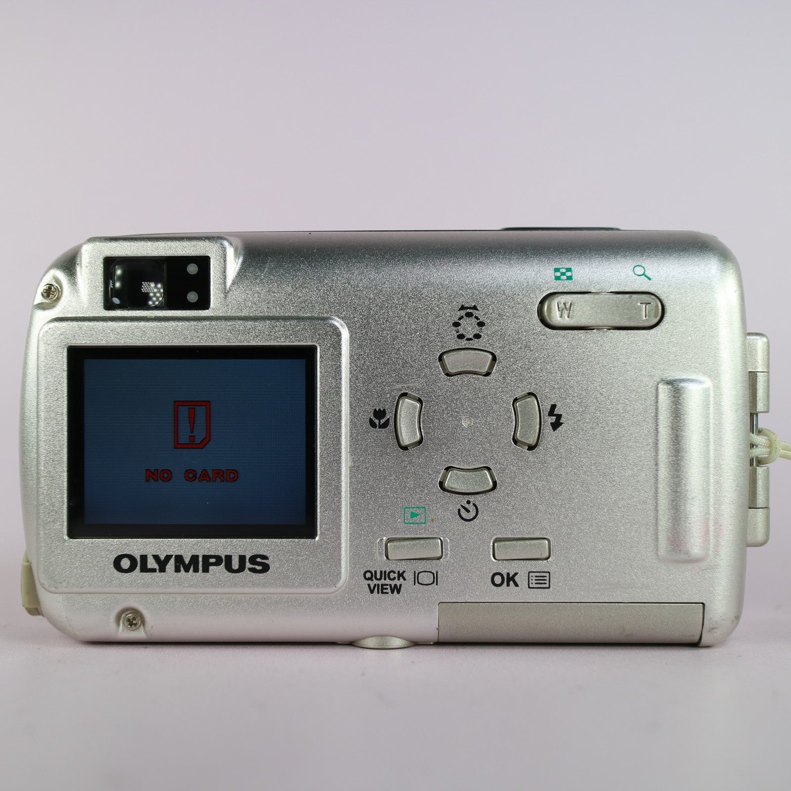 Olympus Digital Camera Mju 300 3.2MP Silver Tested