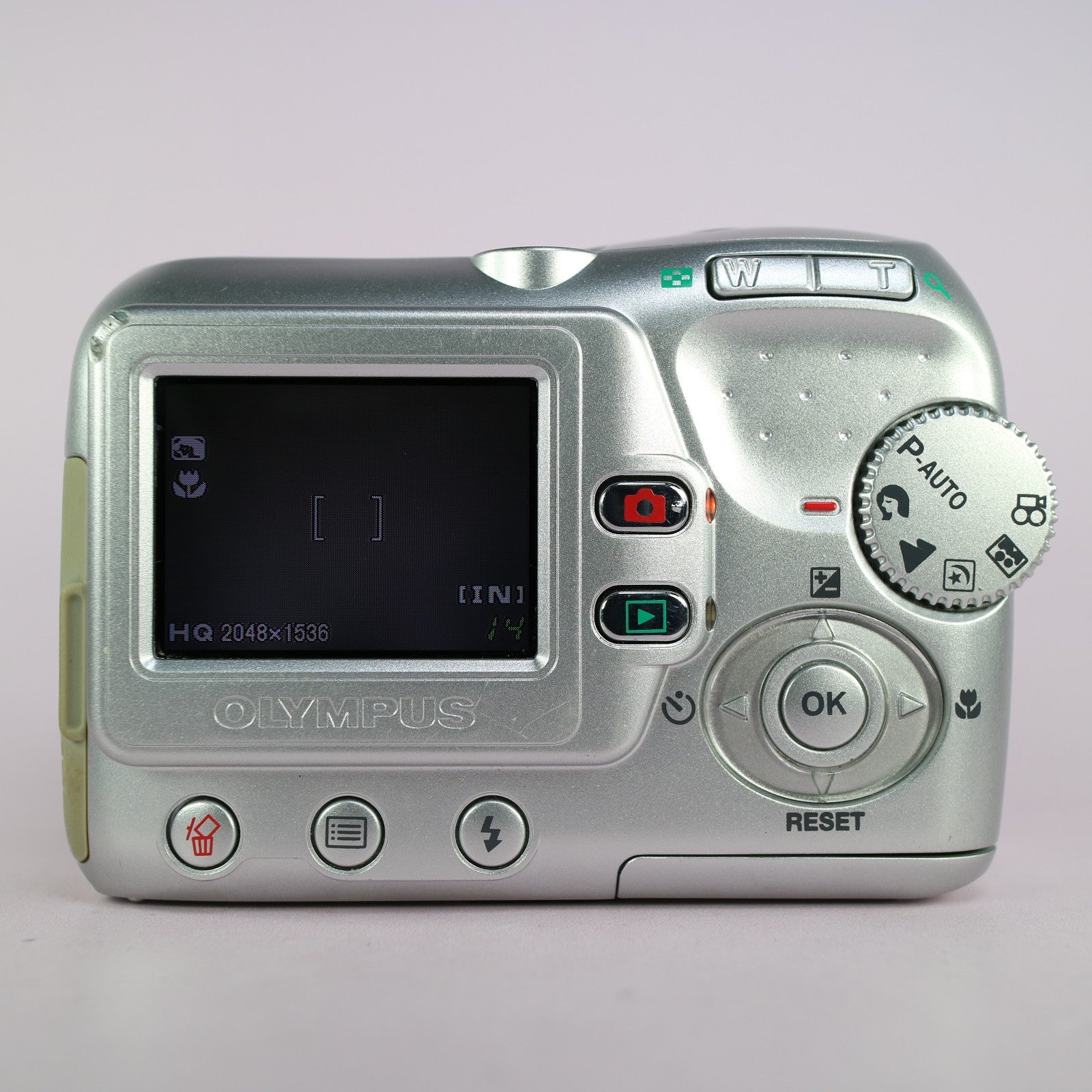 Olympus Digital Camera Camedia D-535 Zoom 3.2MP Silver Tested