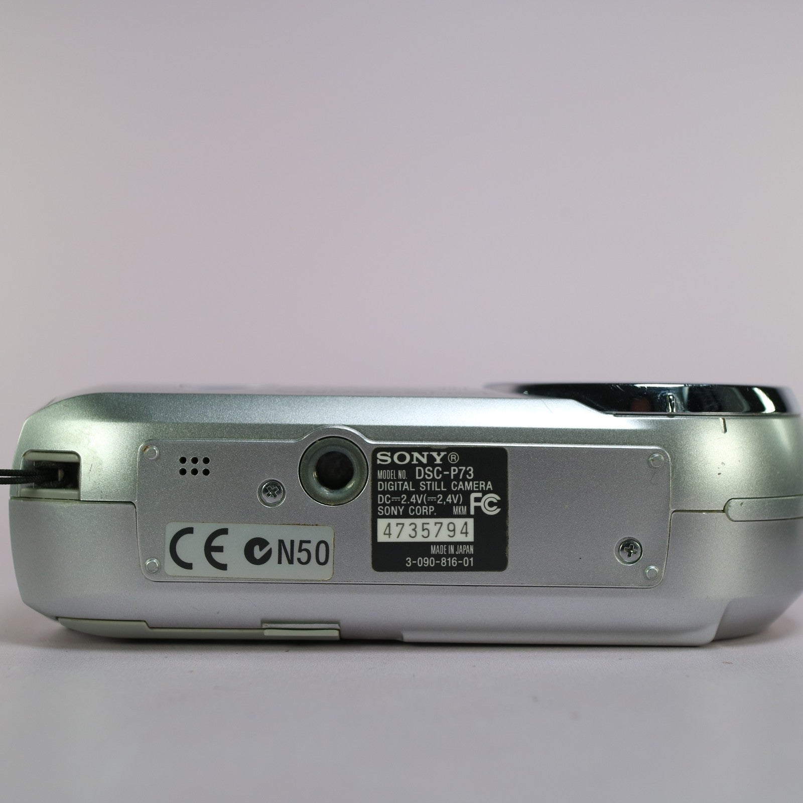 Sony Digital Camera Cybershot DSC-P73 4.1MP Silver Tested