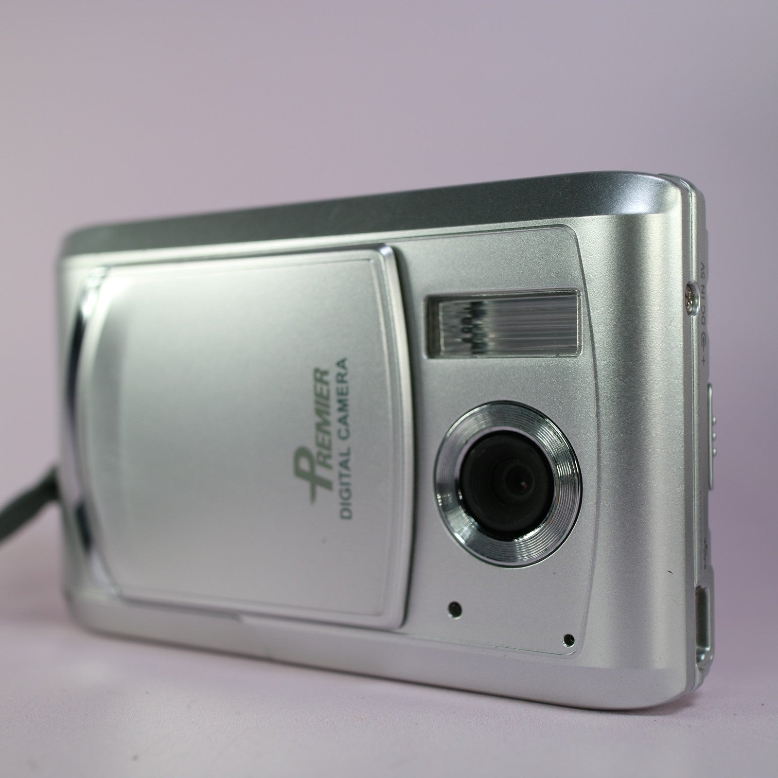 Premier DS-5080 5.0MP Compact Digital Camera Silver Tested Full Working Set
