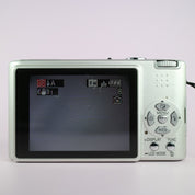 Panasonic Digital Camera Lumix DMC-FX10 6.0MP Silver Tested Full Working Set