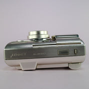 Olympus MJU V 35mm Film Point and Shoot Metal Body Camera Silver Tested