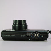 Nikon Digital Camera Coolpix S570 12.0MP Black Tested Full Working Set