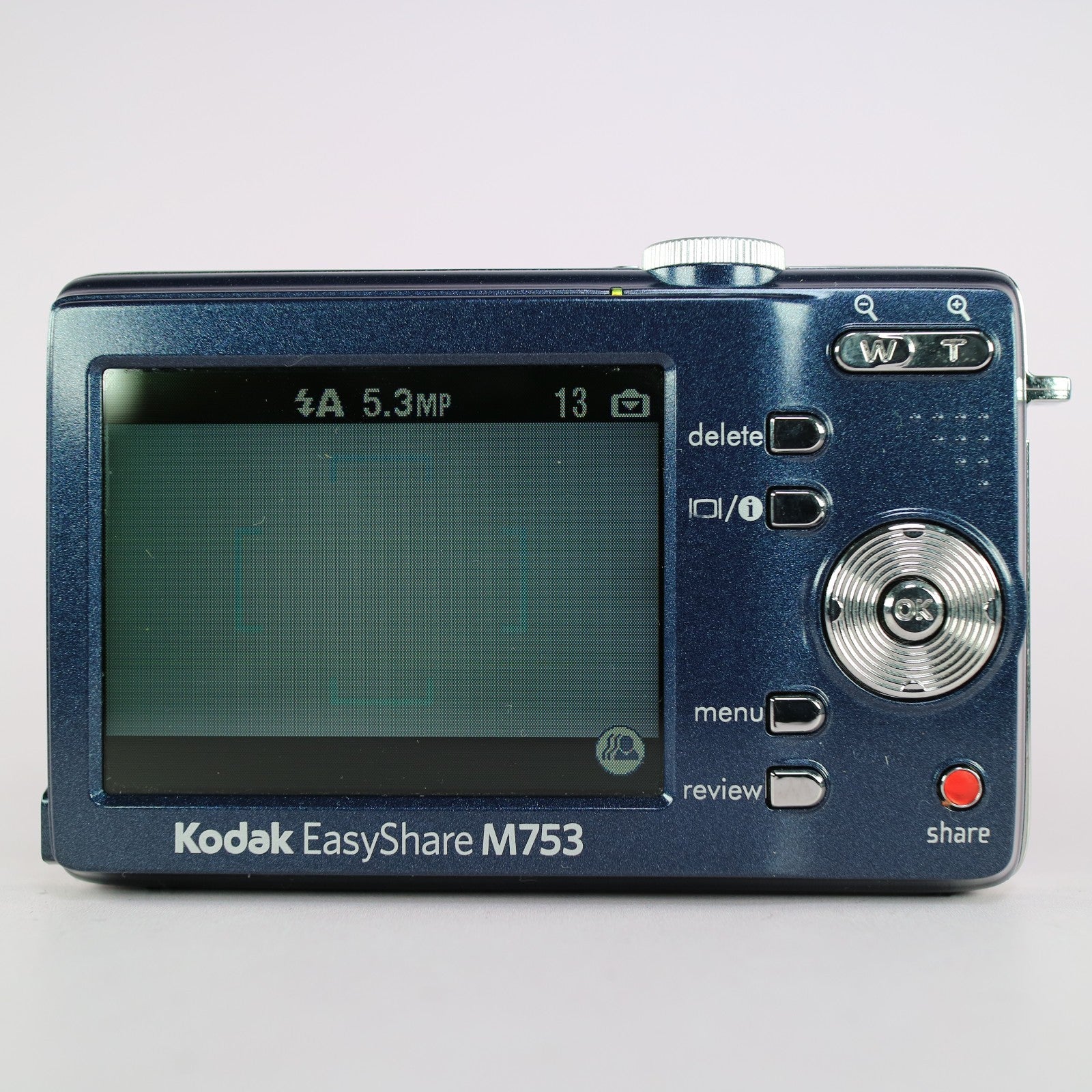 Kodak Digital Camera EasyShare M753 7.0MP Blue Tested Full Working Set