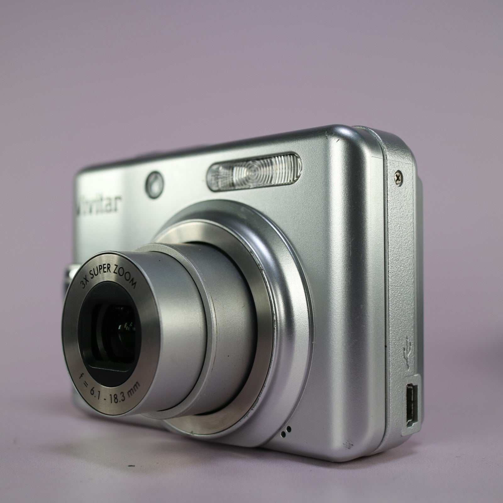 Vivitar Digital Camera Vivicam 5355 5.0MP Silver Tested