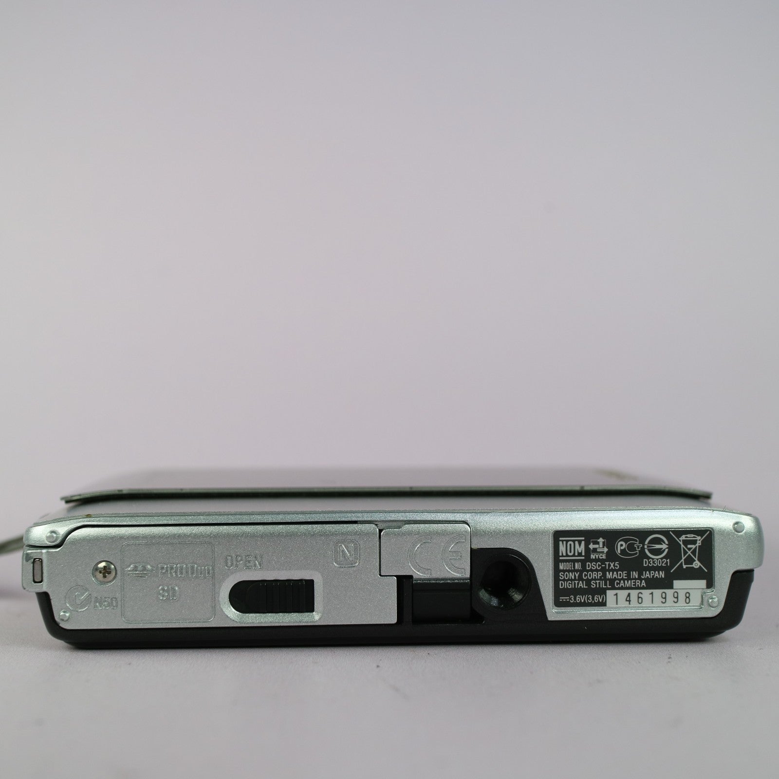 Sony Underwater Digital Camera Cybershot DSC-TX5 10.2MP Silver Tested Full Set