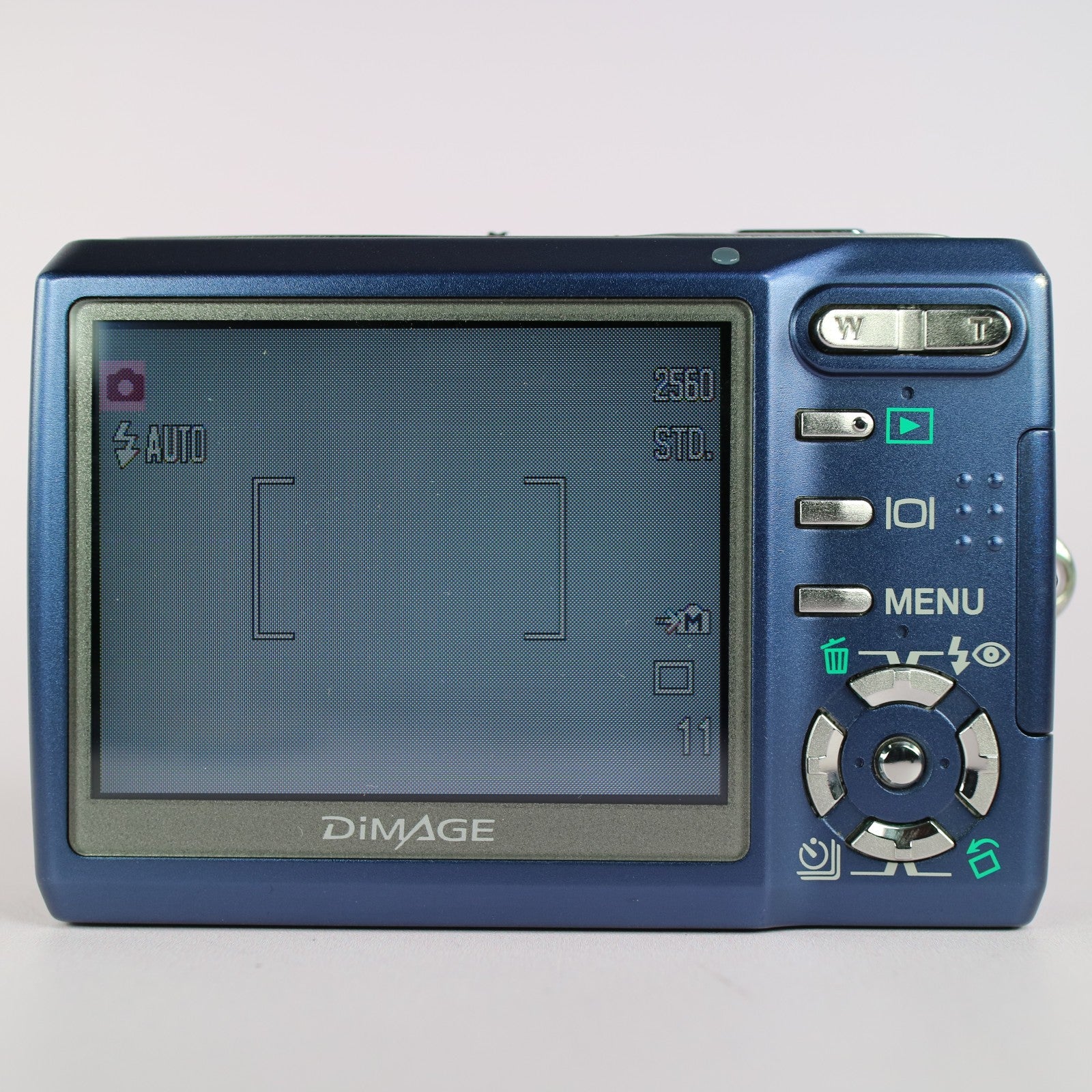 Konica Minolta Digital Camera Dimage X60 5.0MP Blue Tested With Battery and SD