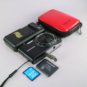 Samsung Digital Camera PL201 14.2MP Black Tested Full Working Set