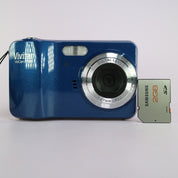 Vivitar Vivicam T028 5.1MP Flip Screen Compact Digital Camera Blue Tested