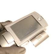 Samsung HMX-Q10TP Handheld High Definition Camcorder Silver Tested Full Set