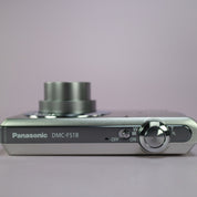Panasonic Digital Camera Lumix DMC-FS18 16.1MP Silver Tested Full Working Set