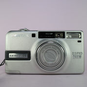 Pentax Espio 24EW (Extra Wide) 35mm Film Point and Shoot Camera Silver Tested