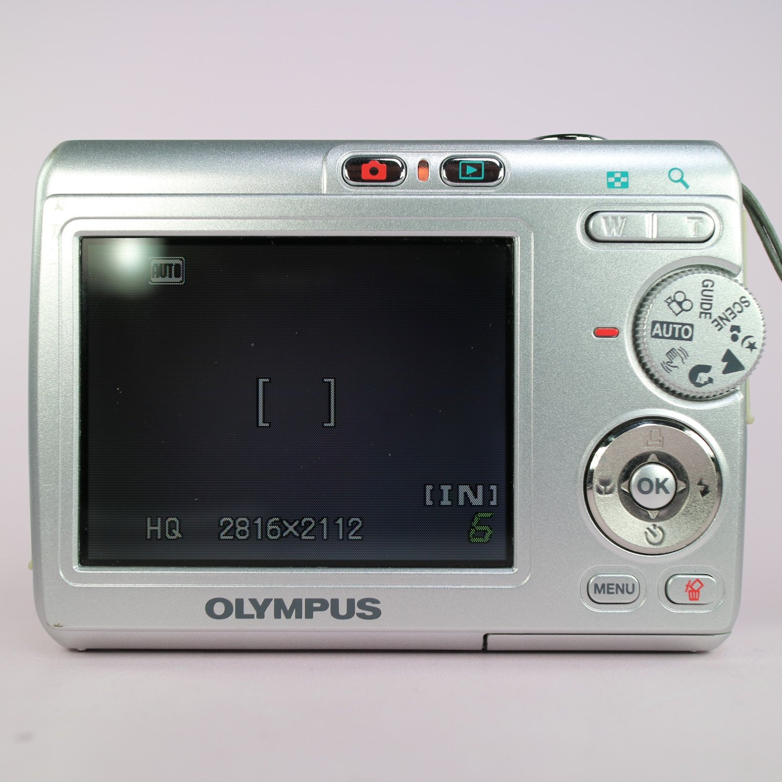 Olympus Digital Camera X-760 6.0MP Silver Tested