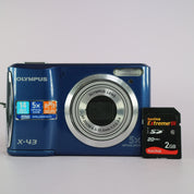 Olympus Digital Camera X-43 12.0MP Blue Tested