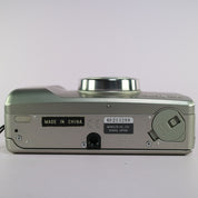 Minolta Riva Zoom 130 35mm Film Point and Shoot Camera Silver Tested