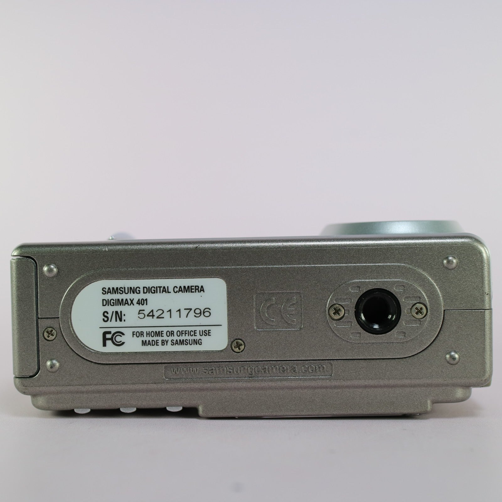 Samsung Digital Camera Digimax 401 4.0MP Silver Tested