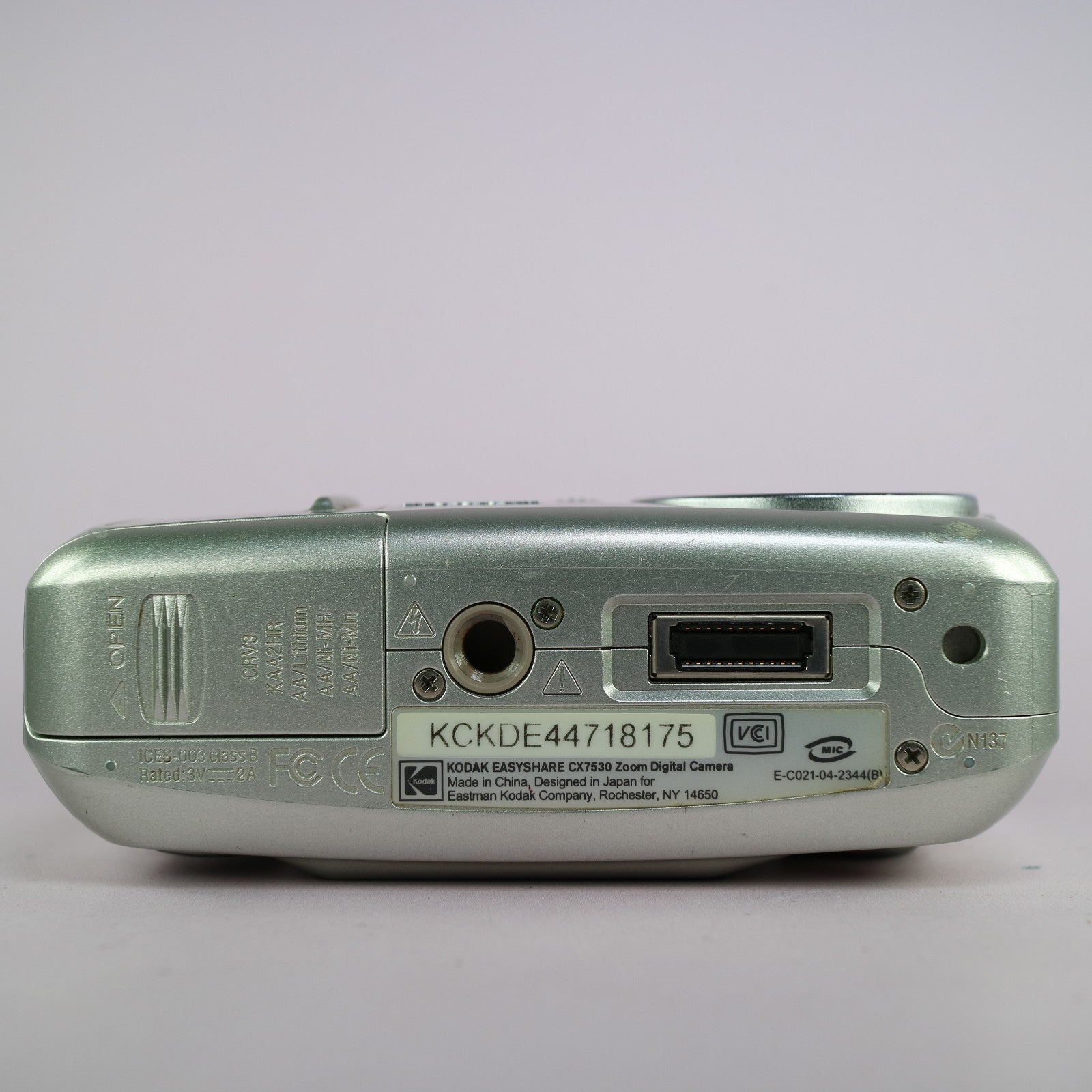 Kodak Digital Camera EasyShare CX7530 5.0MP Silver Tested