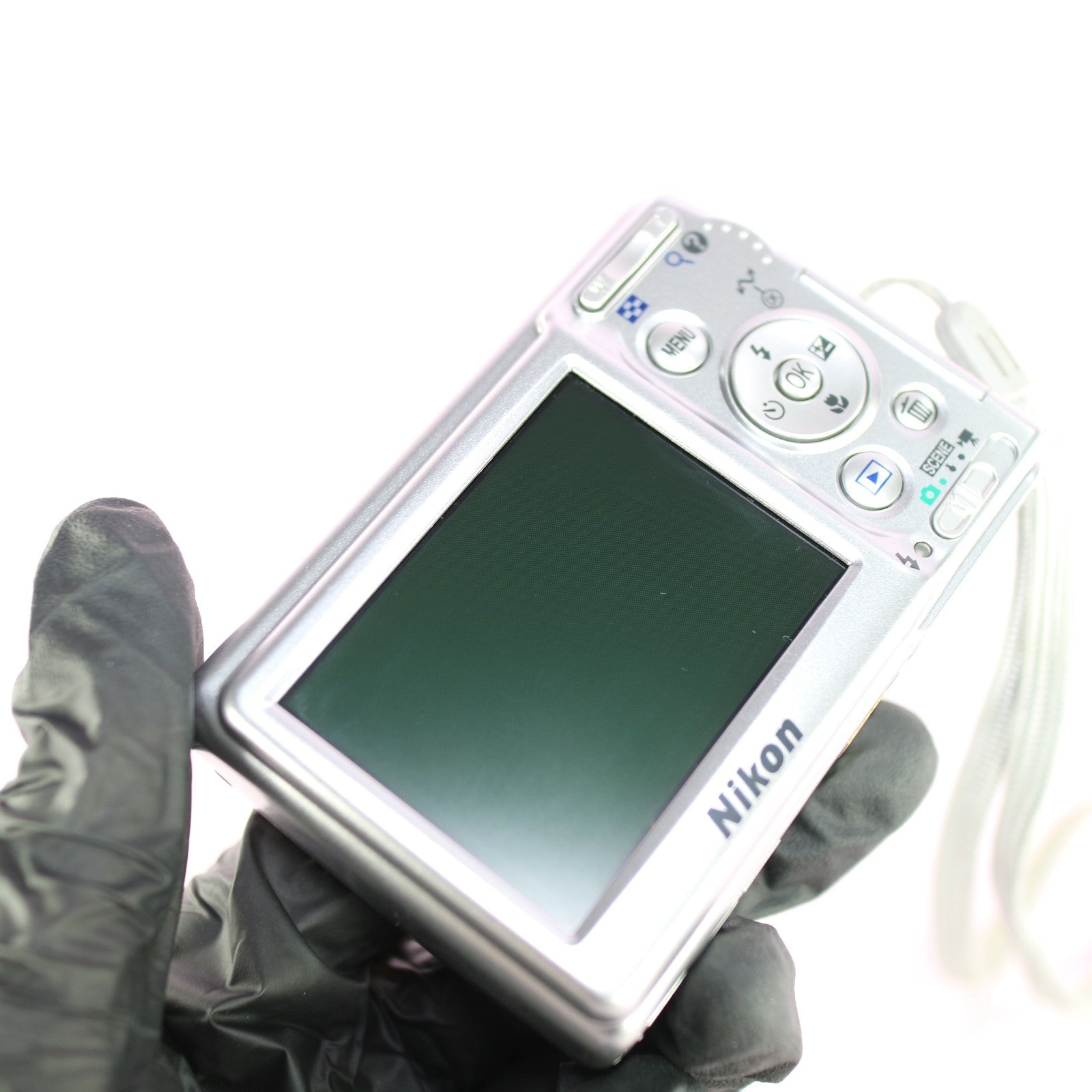 Nikon Digital Camera Coolpix L12 7.1MP Silver Tested