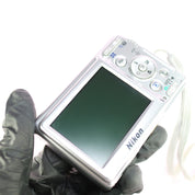Nikon Digital Camera Coolpix L12 7.1MP Silver Tested