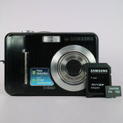 Samsung Digimax D860 8.2MP Compact Digital Camera Black Tested