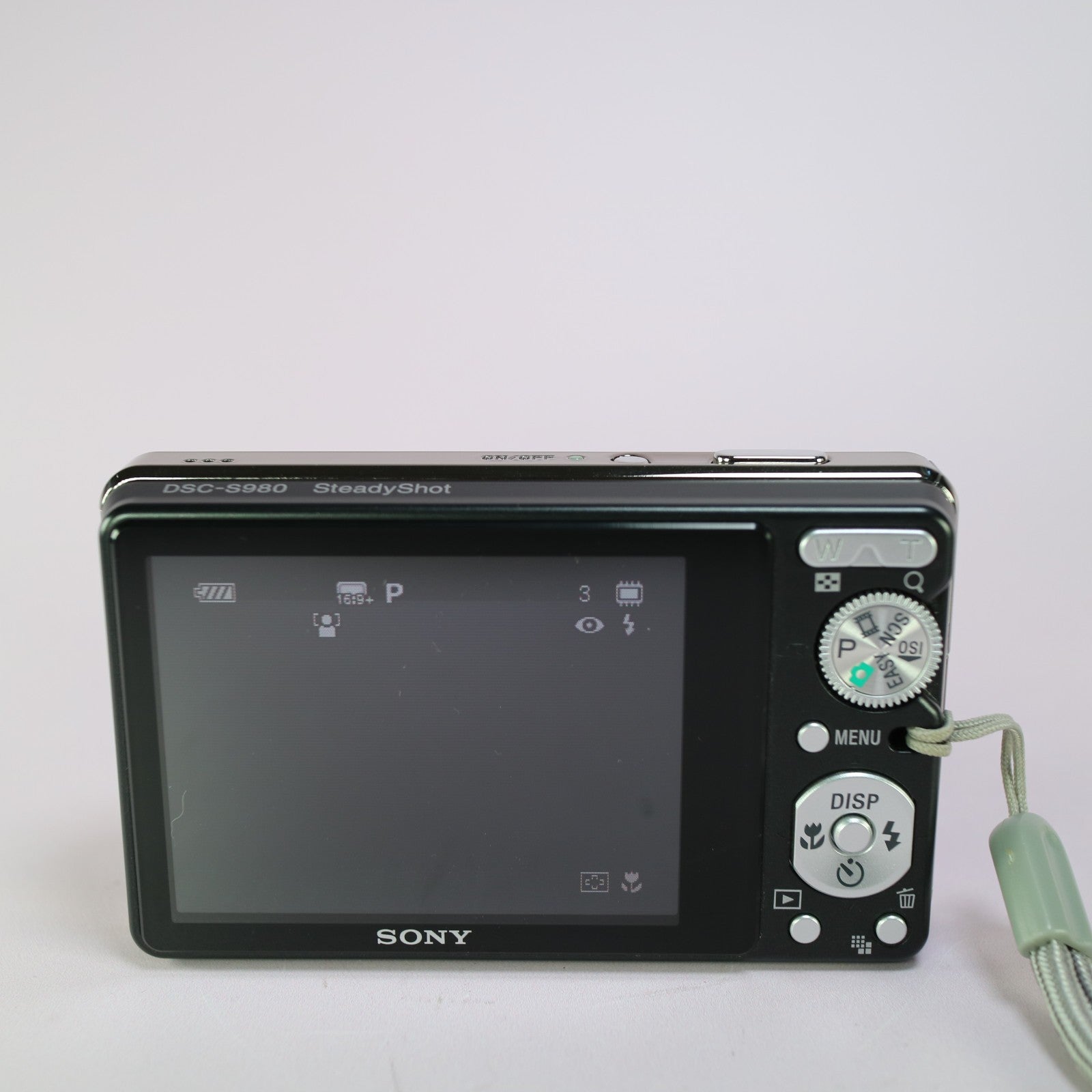Sony Digital Camera Cybershot DSC-S980 12.1MP Black Tested Full Working Set