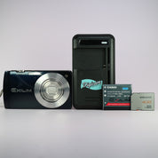 Casio Digital Camera Exilim EX-S200 14.1MP Blue Tested Full Working Set
