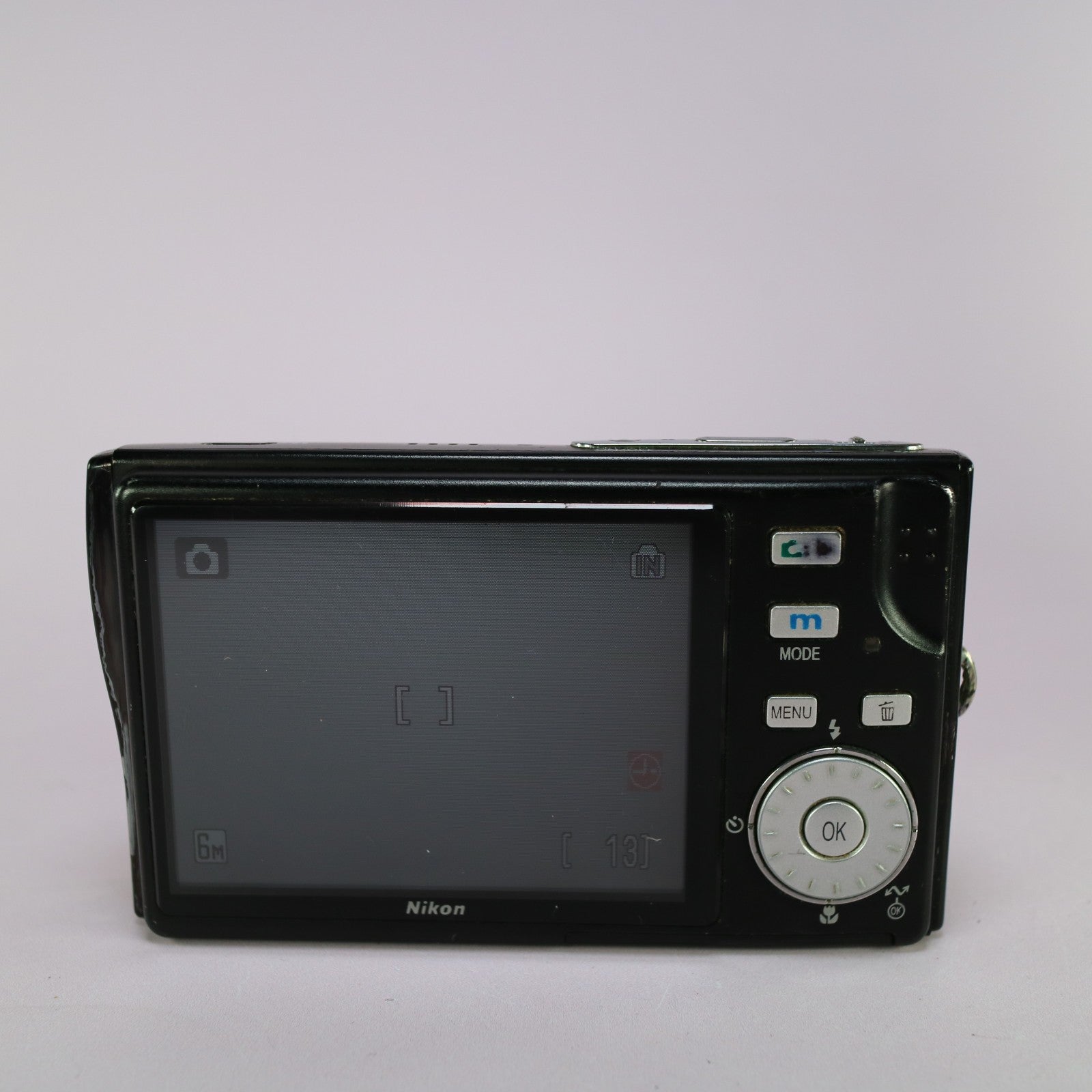 Nikon Digital Camera Coolpix S6 6.0MP WiFi Black Tested Full Working Set