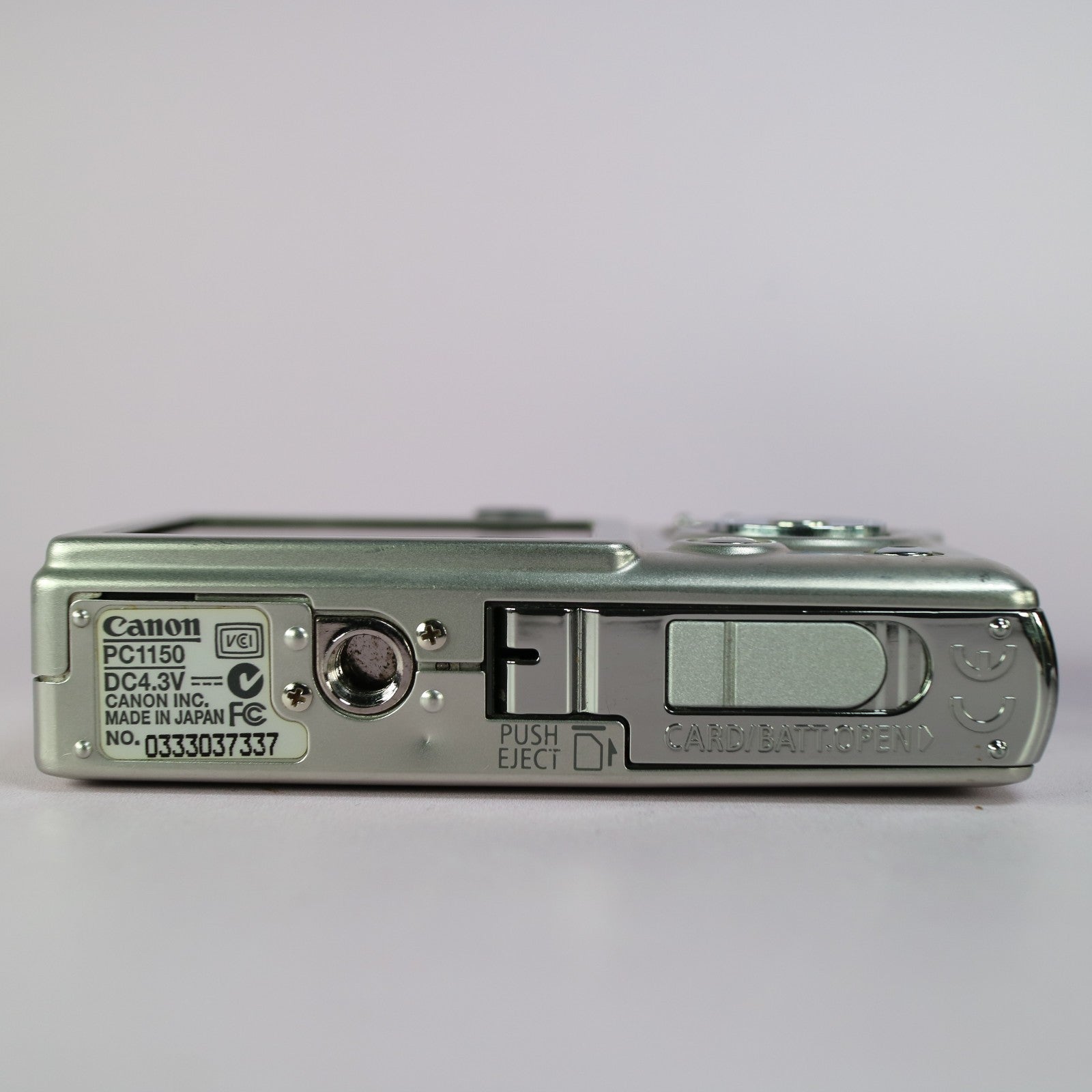 Canon Digital Camera IXUS 50 PowerShot SD400 5.0MP Silver Tested Full Set