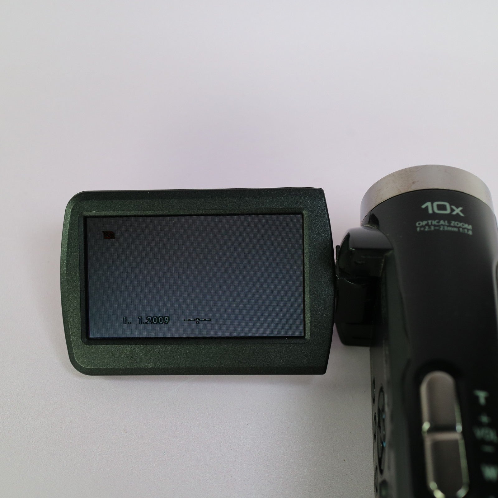 Panasonic SDR-S15 Handheld Digital Camcorder Black Tested Full Working Set