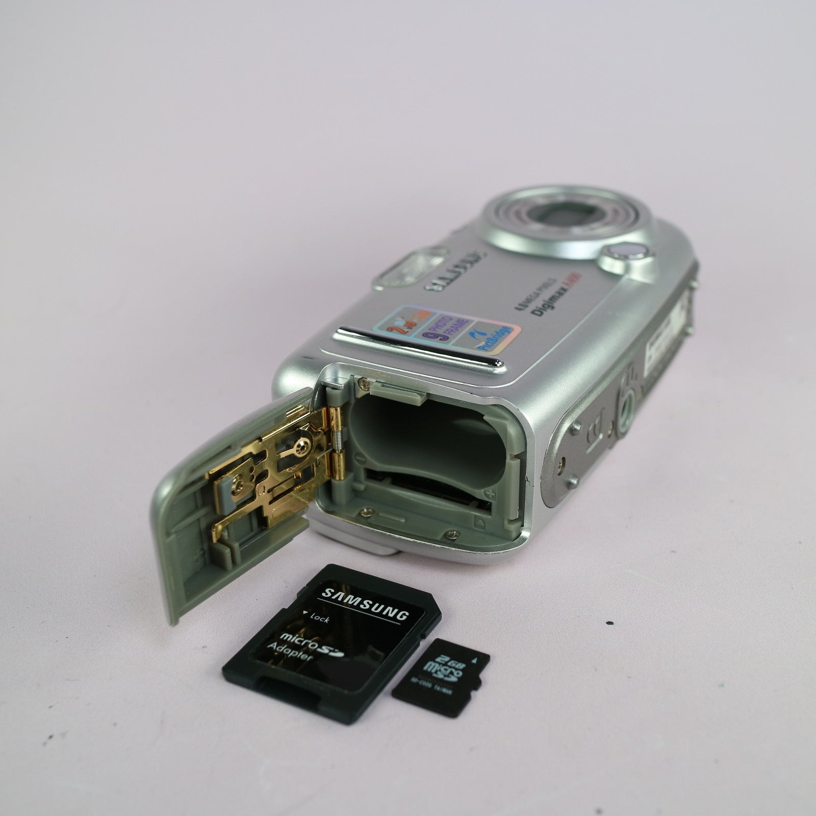 Samsung Digital Camera Digimax A400 4.0MP Silver Tested