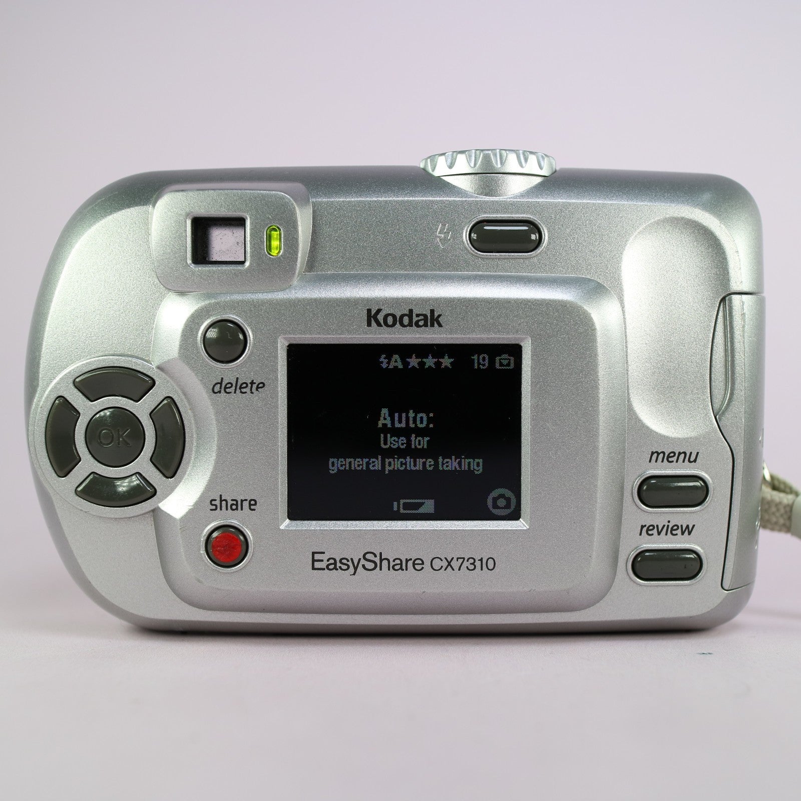 Kodak Digital Camera EasyShare CX7310 3.2MP Silver Tested