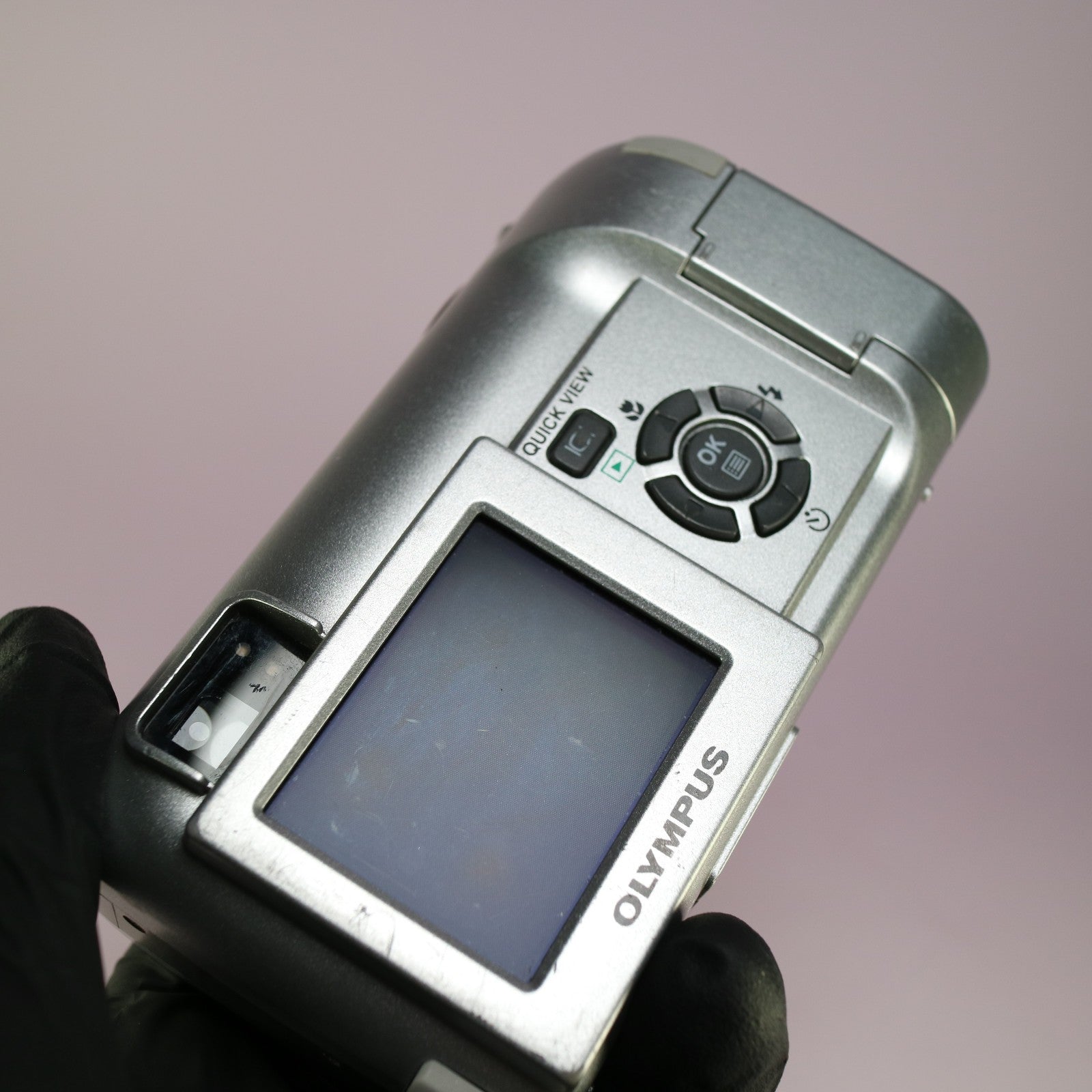 Olympus Digital Camera Camedia C-350 Zoom 3.2MP Silver Tested